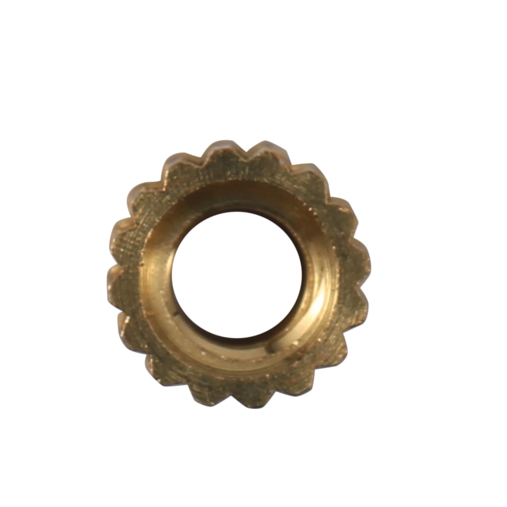 M2 x 3mm Brass Cylinder Knurled Threaded Round Insert Embedded Nuts 100pcs