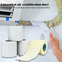 Bande de tuyau de climatiseur 60mm x 9M, pour conduit d'unité extérieure, protection solaire, bande en PVC, raccord étanche pour Installation de climatisation 3