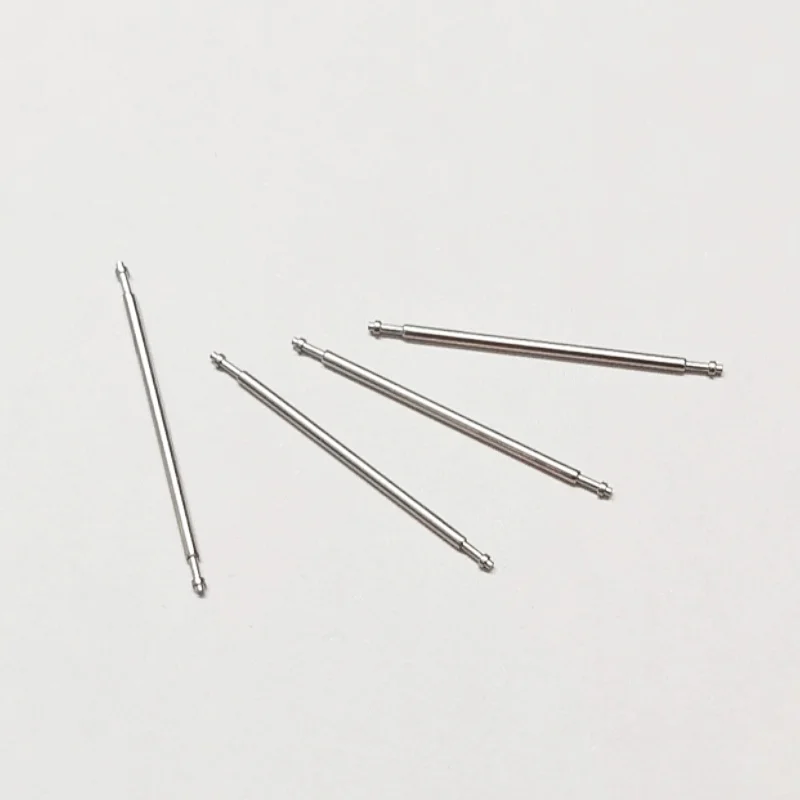 Stainless Steel Watch Spring Bar Pins - Set of 4, Single Shoulder, 1.0mm Diameter
