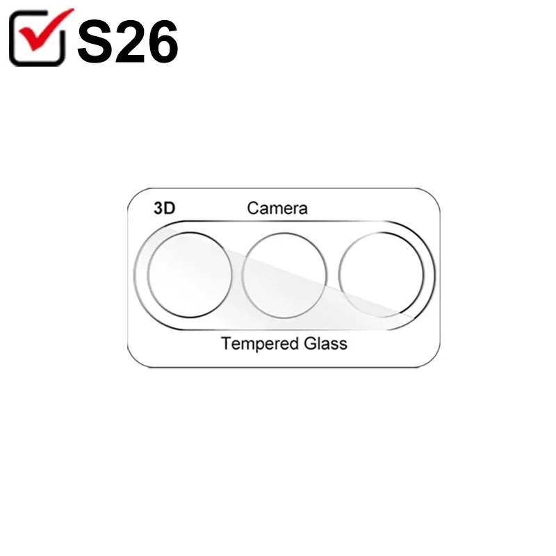 Premium Tempered Glass Camera Protector - Ultra-Clear Lens Protective Film