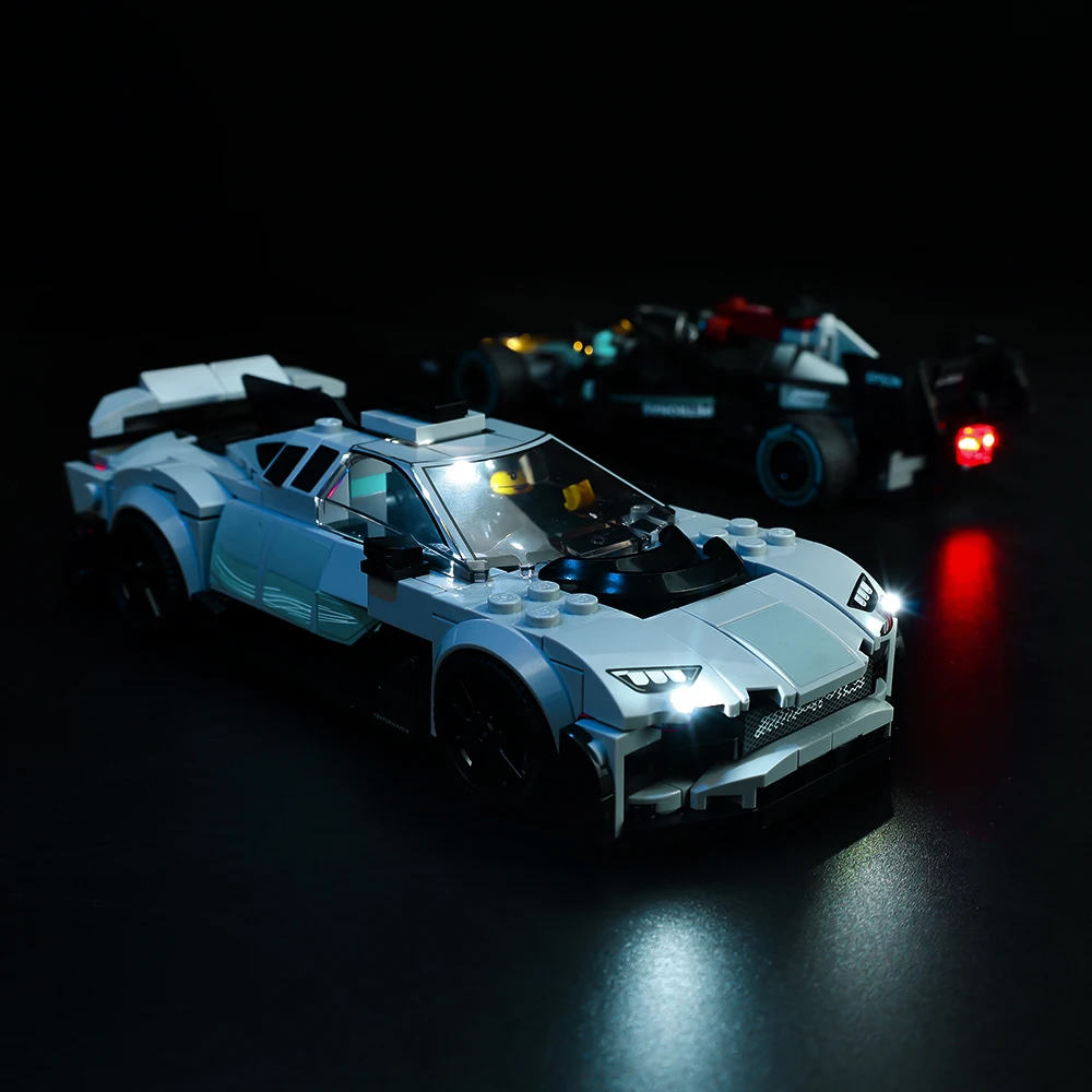 Lego Speed Champions Mercedes-AMG F1 W12 E 76909 Performance & Project One  Toy Car Set, Mercedes Model Car Building Kit, Collectible Race Car Toy