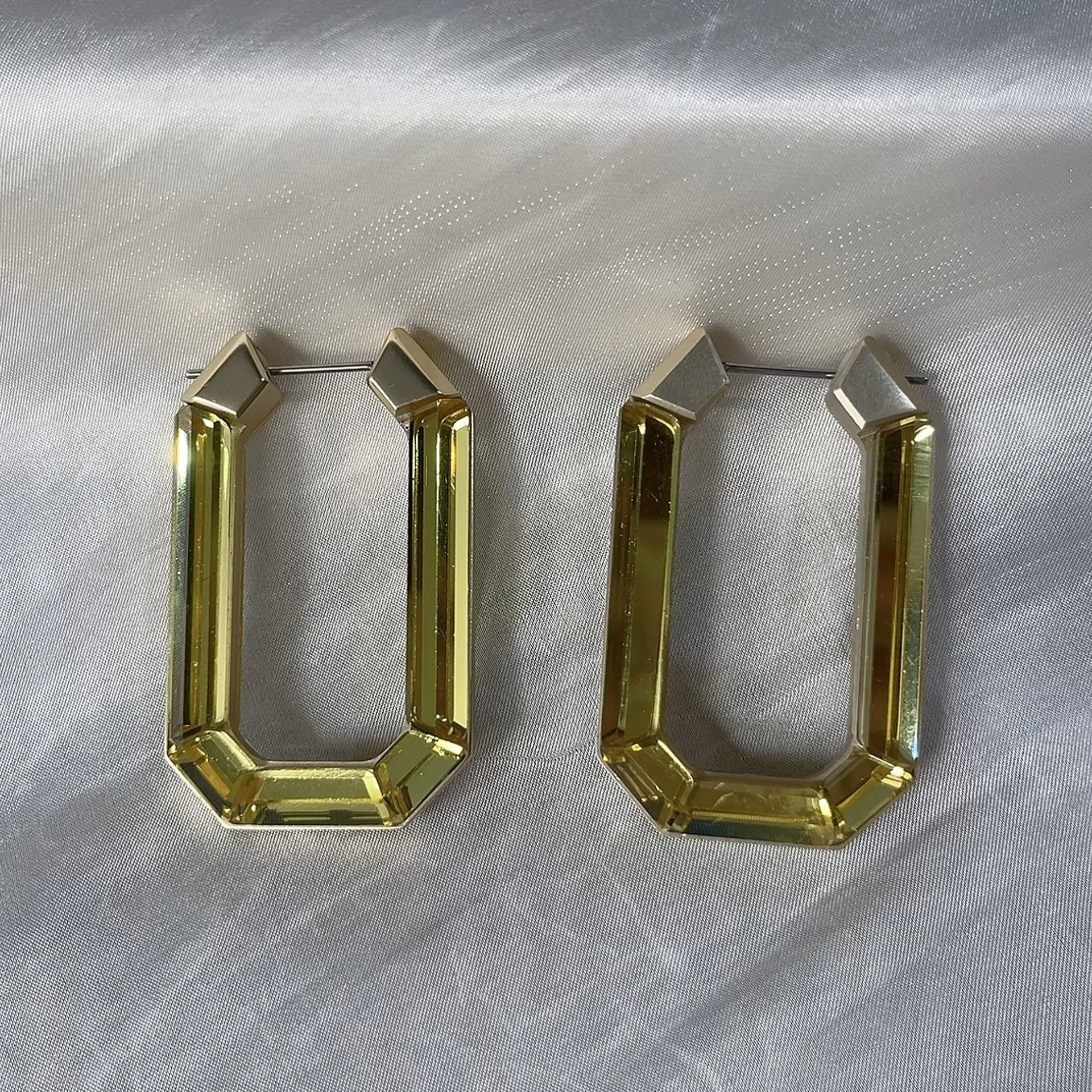 2024 New Trendy Earrings Original Lucent Fine Jewelry Stainless Steel Austrian Cut Crystal XFU Women's High Quality Earrings