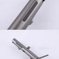 ก๊อกน้ำอ่างอาบน้ำทองเหลืองแบบติดผนังพร้อมฝักบัวมือถือ สีทองขัดเงา สีกันเมทัล และโครเมียม 6