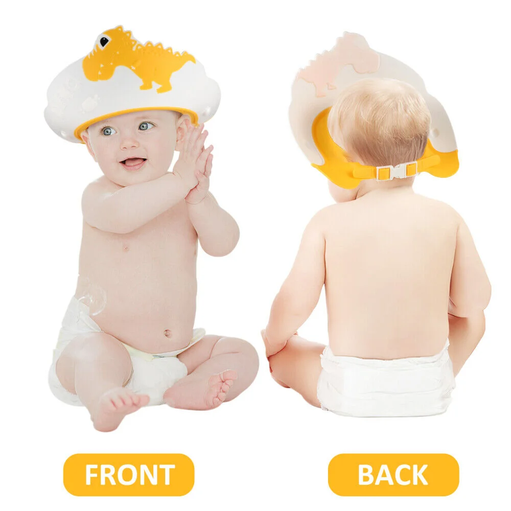 Shower Cap Baby Hair Washing Shield Shampoo Cap Toddler Shower Hat Visor Hair Washing Shield Guard Child Care hair wash hat hair wash shield shampoo shower cap