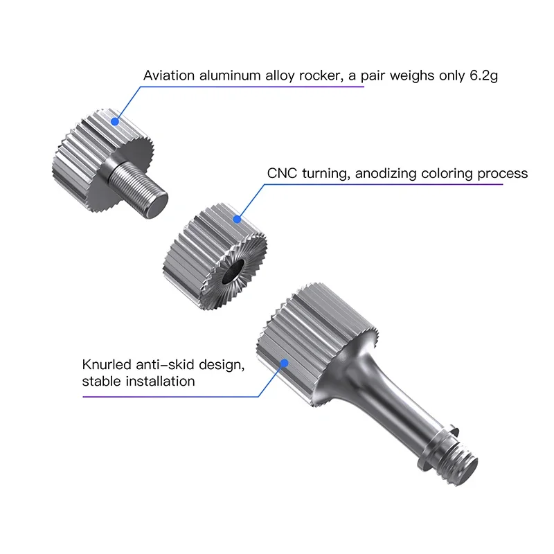 Joysticks en alliage d'aluminium pour télécommande DJI RC-N1