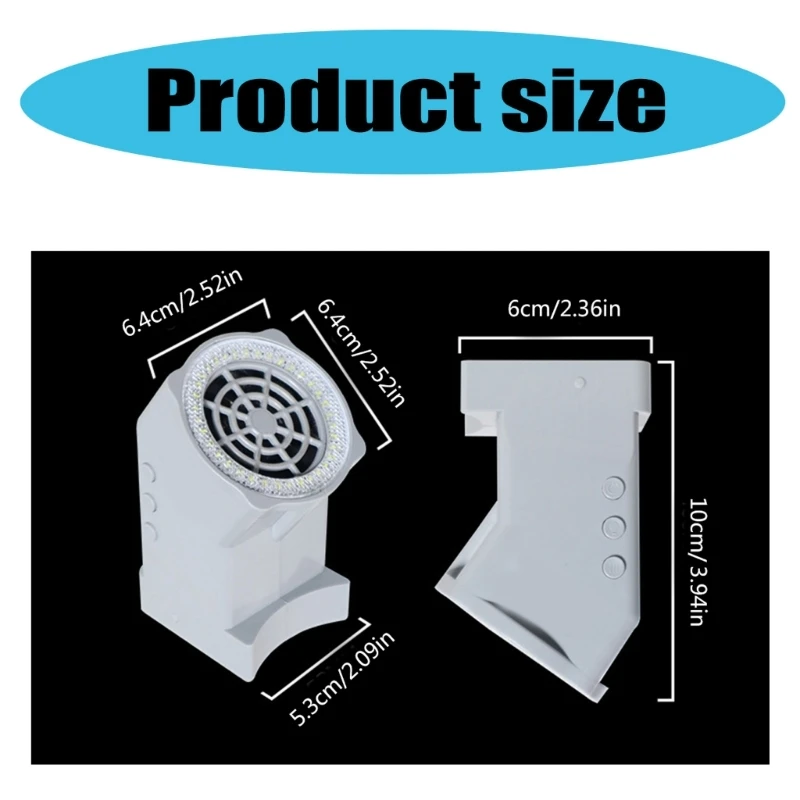 Microscope Exhaust Fan Microscope Smokes Removal Fan Extractor Solder Smokes Absorber Remover for Phone Motherboard Repair