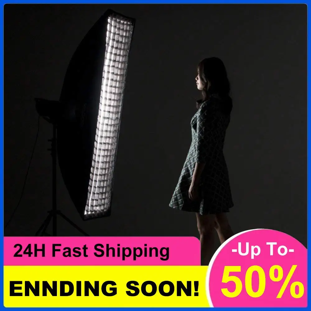 35 X 160cm 소프트박스 허니컴 그리드 스튜디오 스트로브 플래시 라이트 사진..