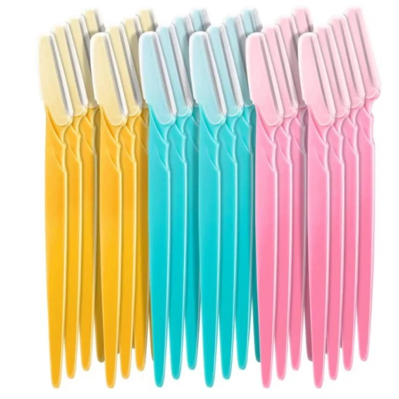 Eyebrow Razor 12 Pcs Dermaplaning Tool for Women Face Professional Facial Hair Remover
