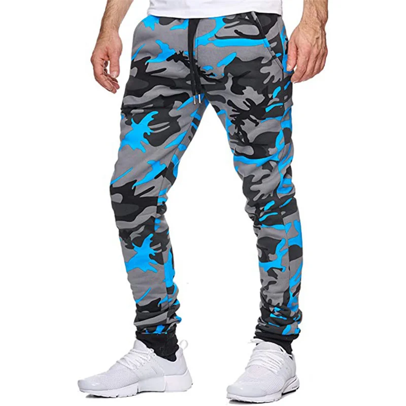Men's Camouflage Pants Casual Fashion Pants Printed Multi-color Slim Fitting Spring and Autumn Men's Jogging