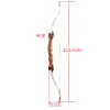 Youth Bow Archery Recurve Bow 10-20lbs Right Hand 48/54Inch Maple Laminate Bow for Adults Begin Training Target Practice 6