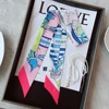 South Korean Spring Versatile silk scarf Hot Air Balloon Women's Twill Ribbon Bundle Bag Handle Ribbon Hair Band Scarf Headband 5