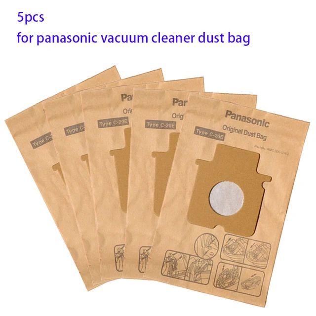 5 pièces sac à poussière pour Panasonic série MCE aspirateur à