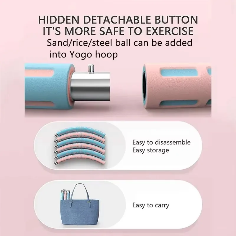 Adjustable Foam Exercise Hoop 4
