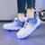 Two Wheels Children's Led Light Roller Skate Shoes For Kids Boys Girls Glowing Sports Luminous Sneakers Skateboard USB Charging 6