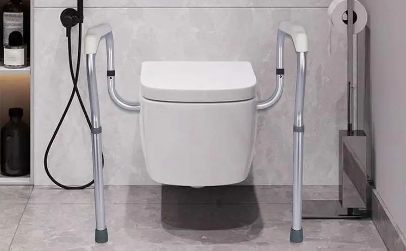 

Toilet Frame Safety Rails Toilet Rails for Elderly Adults Bathroom Anti-slip Grab Bar Health Care Equipment for Elderly Disabled