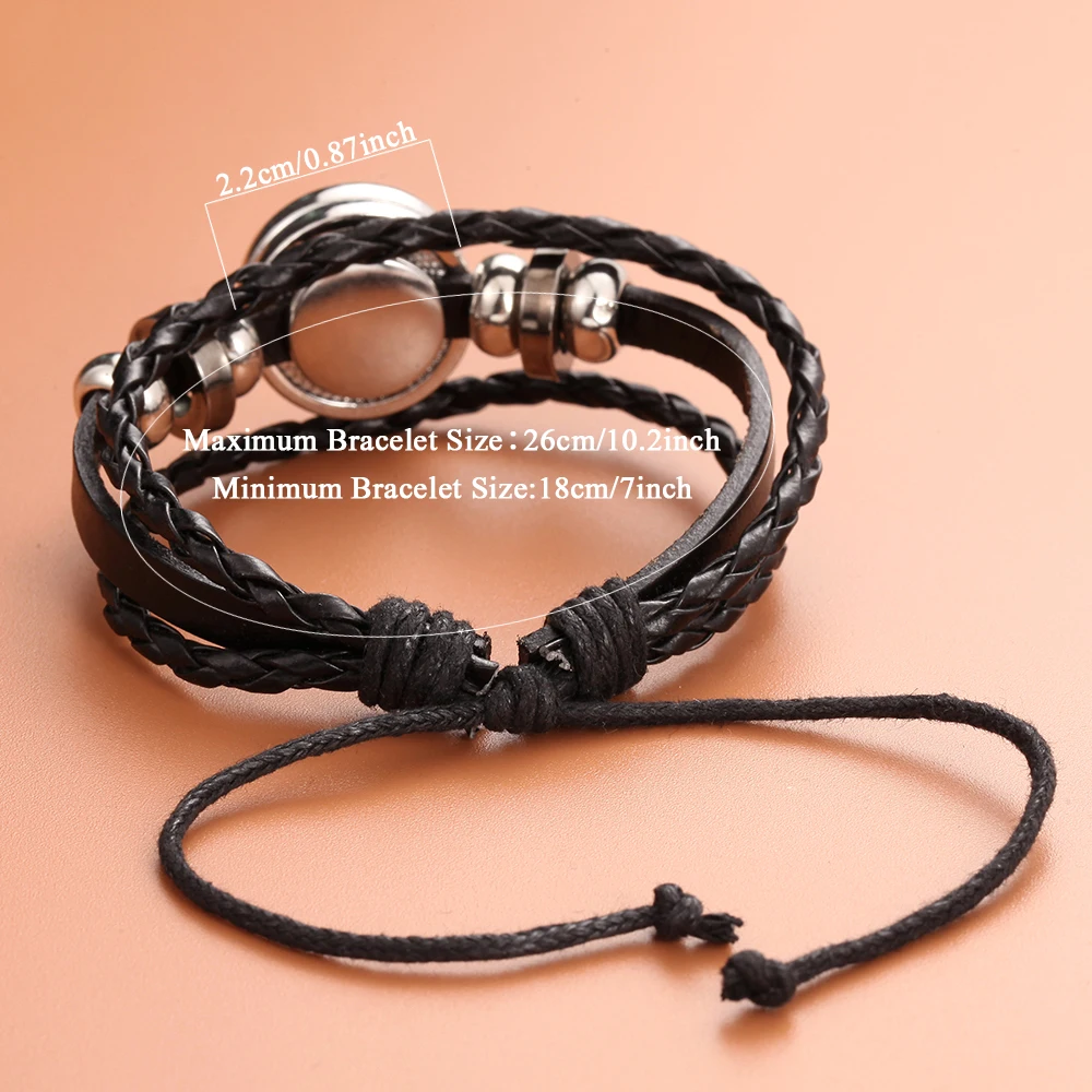 Leather Aromatherapy Bracelet Bangle Perfume Essential Oil Diffuser Locket Jewelry bangle bracelet leather bracelet leather magnetic bracelet