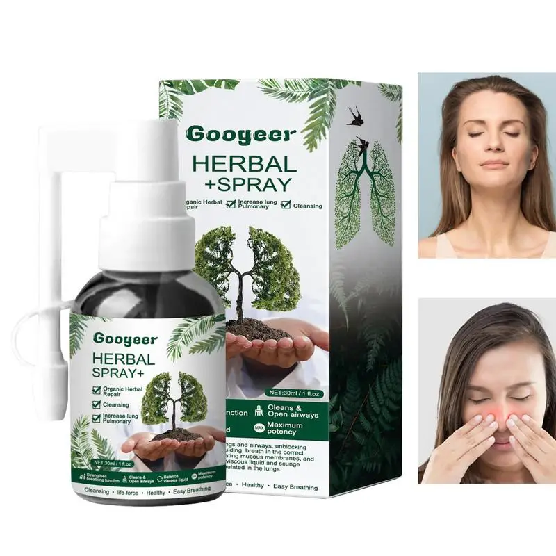 Herbal Spray Cleansing 30ml Breath Spray Mint Relief Spray Nose Breath Spray Mint Spray For Smokers