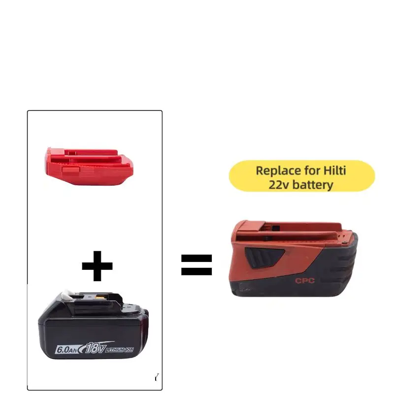 バッテリーアダプターアダプターマキタ 18v からヒルティ B22V