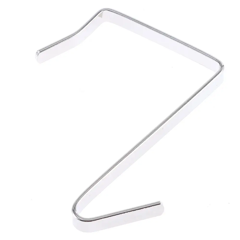 4Pcs Metal Over The Door Hook Bedroom Clothes Coats Hanger Heavy Duty Over The Door Hook Coat Cabinet Hanging Towels Rack