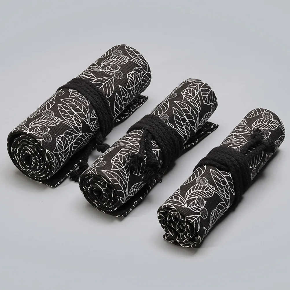 캔버스 펜슬 롤 랩 대용량 36 슬롯 휴대용 스케치 펜 가방 정리함 펜슬 보관 정리함