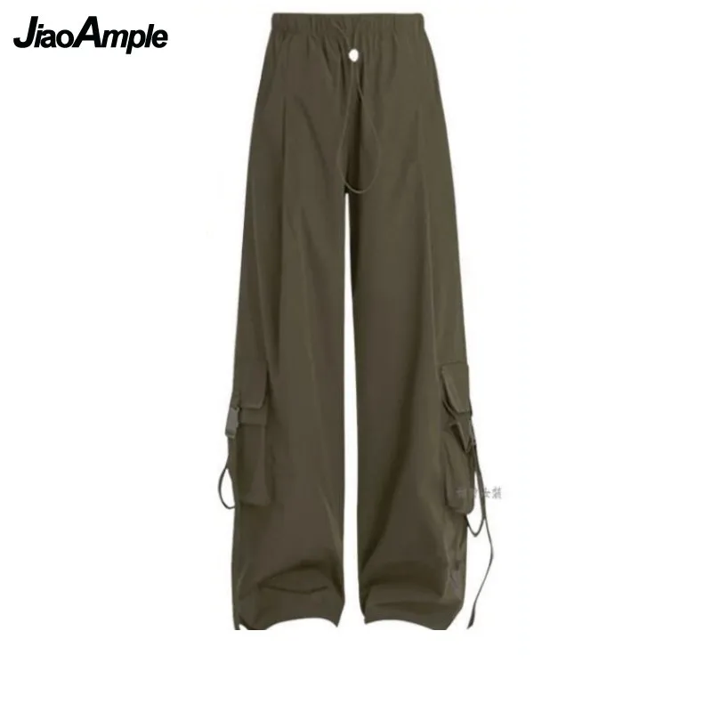 Women's Summer New Casual Sportswear Matching Set Korean Elegant Sunscreen Long Sleeved Plaid Shirt+suspender+Cargo Pants Suit