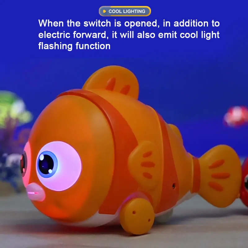 New Children Magnetic Fishing Game Electric Assembled Fish Toys with Lamp for Kids Puzzle Toys Parent-child Interactive Toy Gift 5