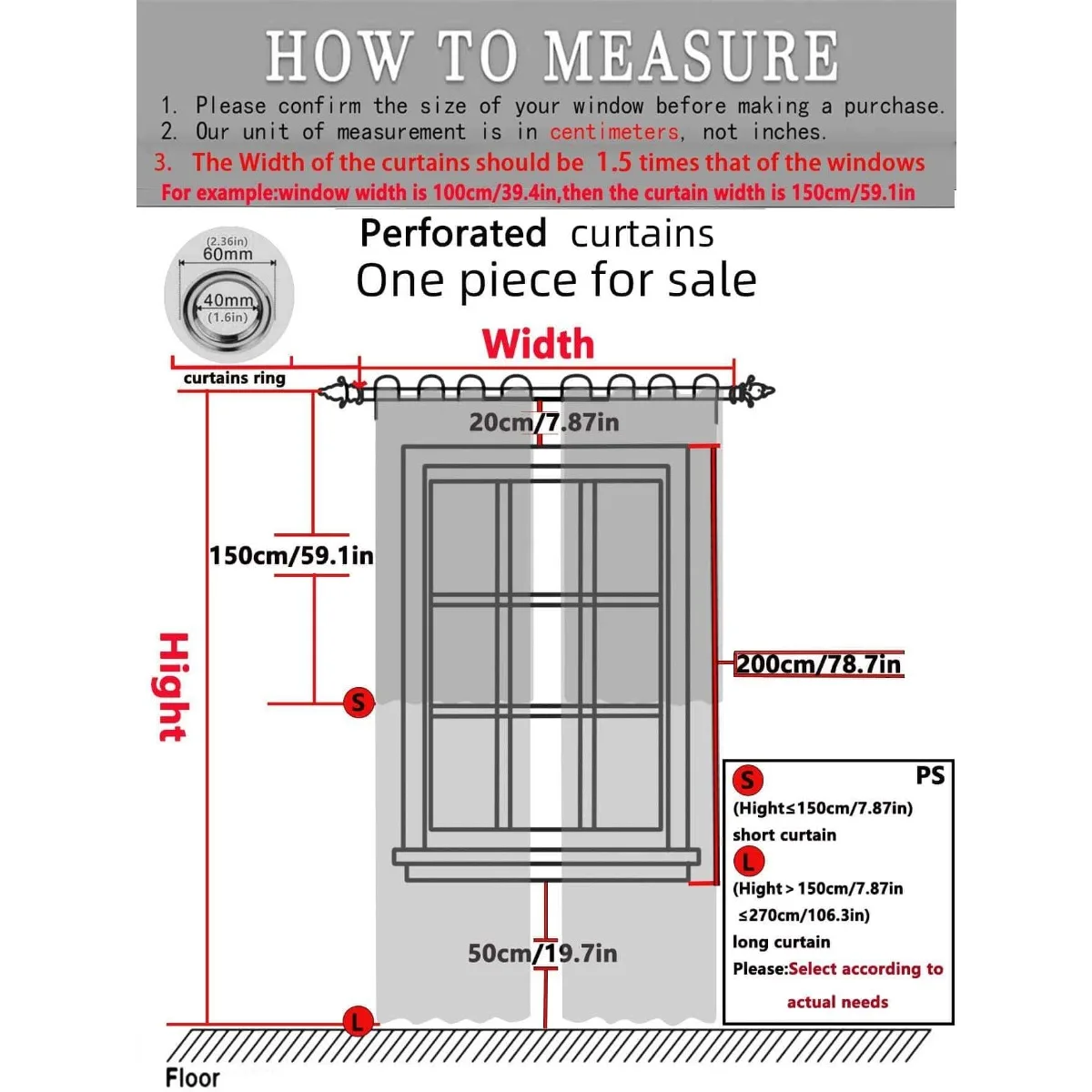 1panel Waterproof Outdoor Curtain for Patio, Sunlight Blocking Privacy Drapes, P