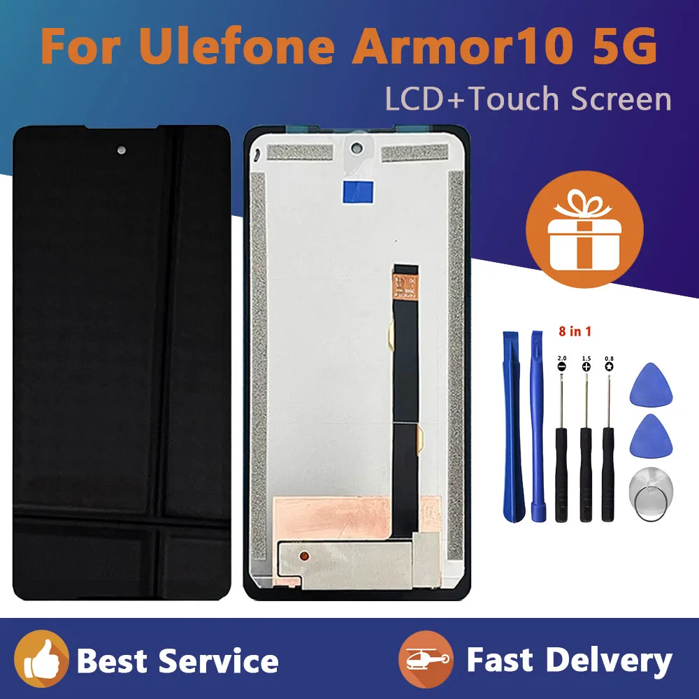 

6,67 "100% протестированный для Ulefone Armor10 5G ЖК-экран для ULEFONE Armor 10 5G ЖК-дисплей + сменный сенсорный экран + Инструменты