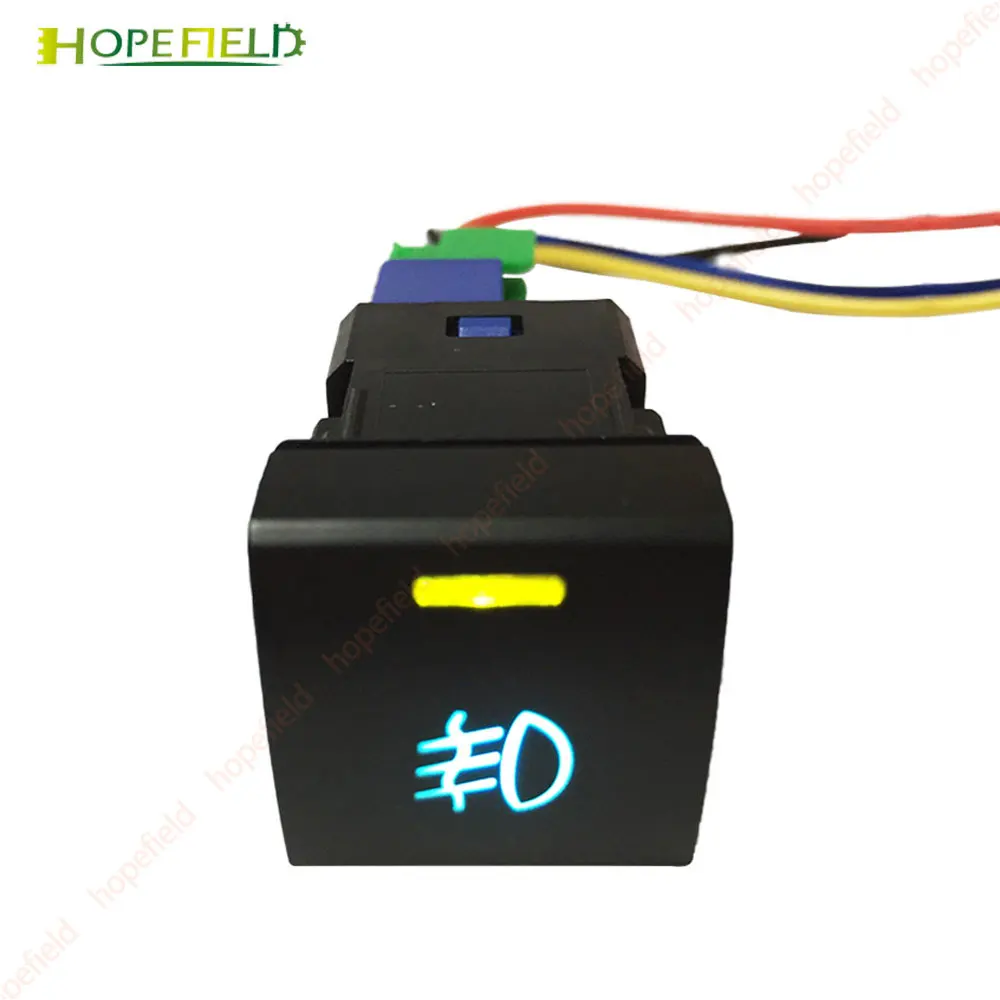 Car Fog Light Switch Illuminated Front Fog Lamp Control Button For