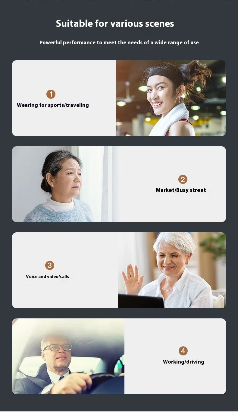 1 Pcs Wireless Rechargeable Hearing Aid Digital Chip Invisible Professional Soun