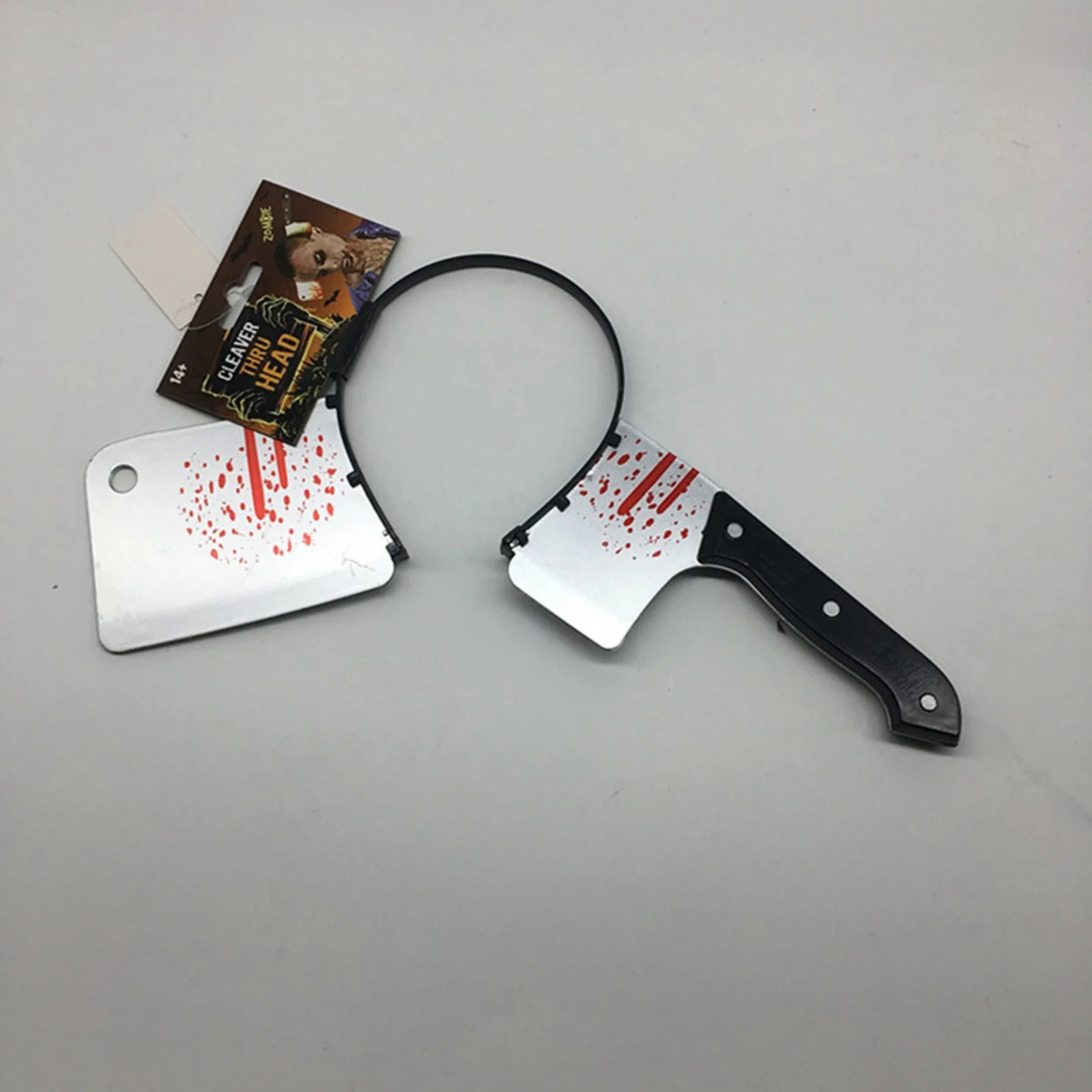 1PC Halloween Prank  Headbands Set, Bloody Saw/Axe/Scissors Designs, Spooky & Funny Party Props