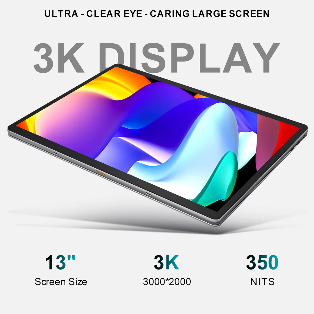 Ninkear S13 Neo 2-in-1 Laptop Tablet, 13-Inch 3K IPS 3:2 Display, Intel N150, Magnetic Detachable Keyboard, All-Day Battery, Versatile Connectivity, AI-Ready for Work, Study and Travel