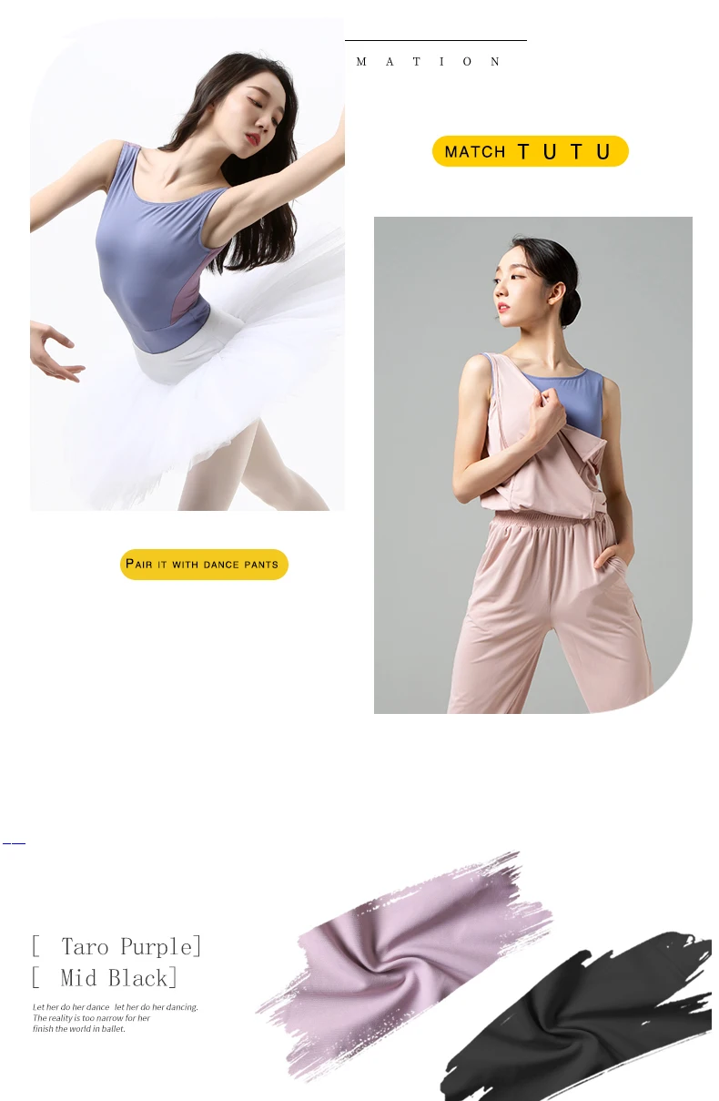 Ballett-Trikots für Damen, besticktes Mesh-Trikot für Erwachsene, Stehkragen mit versteckter Schnalle, Tanzkleidung, V-förmiges Ballett-Trikot – Detail 3