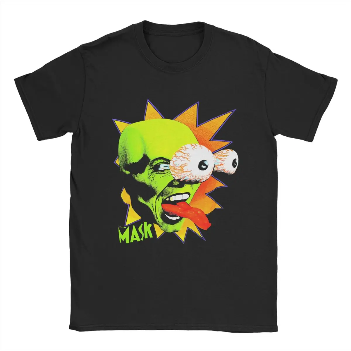 Men Womens The Mask Big Eyes Scene T Shirts Movie Usa Jim Carrey Comedy