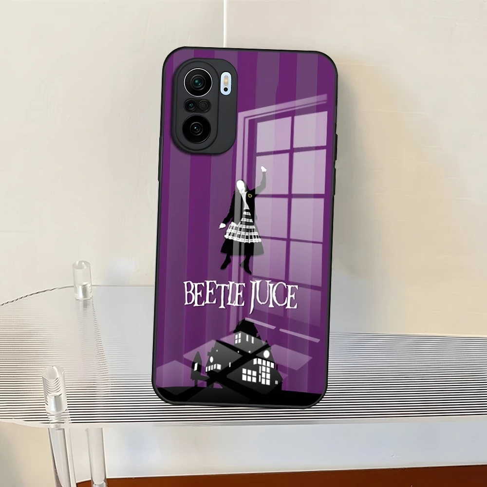 thumbnail image 1 of Funda de teléfono con manual B-Beetlejuices para Redmi 13 12 13c 12c Note 13 Pro Plus 11 12 Pro 10 12s 11s, cubierta trasera de vidrio templado, 1 of 5