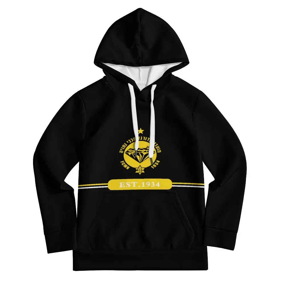 

Maccabi Netanya Thin youth pullover hooded sweatshirt Youth sweatshirt Soft pullover casual hoodie
