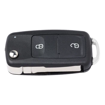 Keyforkess frequenza regolabile 315MHz/ 433MHz ID48 sostituzione Chip Flip Remote Key Fob per Volkswagen Amarok Transporter 2011-2016 - KEYECU frequenza regolabile 315MHz 433MHz ID48 sostituzione Chip Flip Remote Key Fob per Volkswagen Amarok
