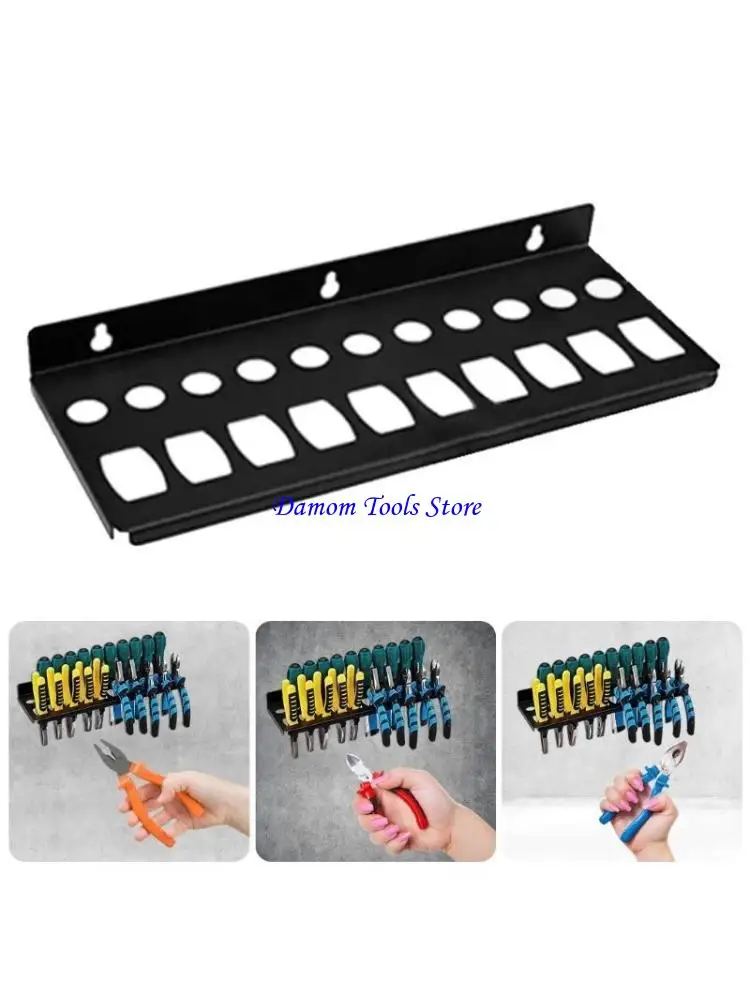 Tolson Screwdriver Racking 57BE Wall Mounted Tool Storage Rack for Screwdrivers Pliers and ...