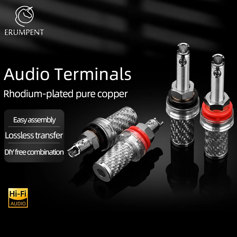 4 Pezzi Di Alta Qualità In Rodio Placcato, Per Altoparlanti E - Foto 4