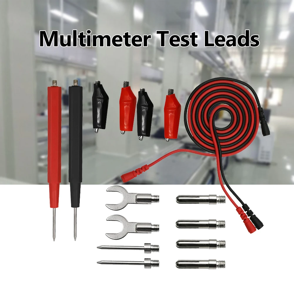 Acheter Ensemble de sonde multimètre numérique universelle, 90cm, pointe  d'aiguille, fils de Test, fil de broche, câble de stylo, Kit d'assortiment  de lignes de Test