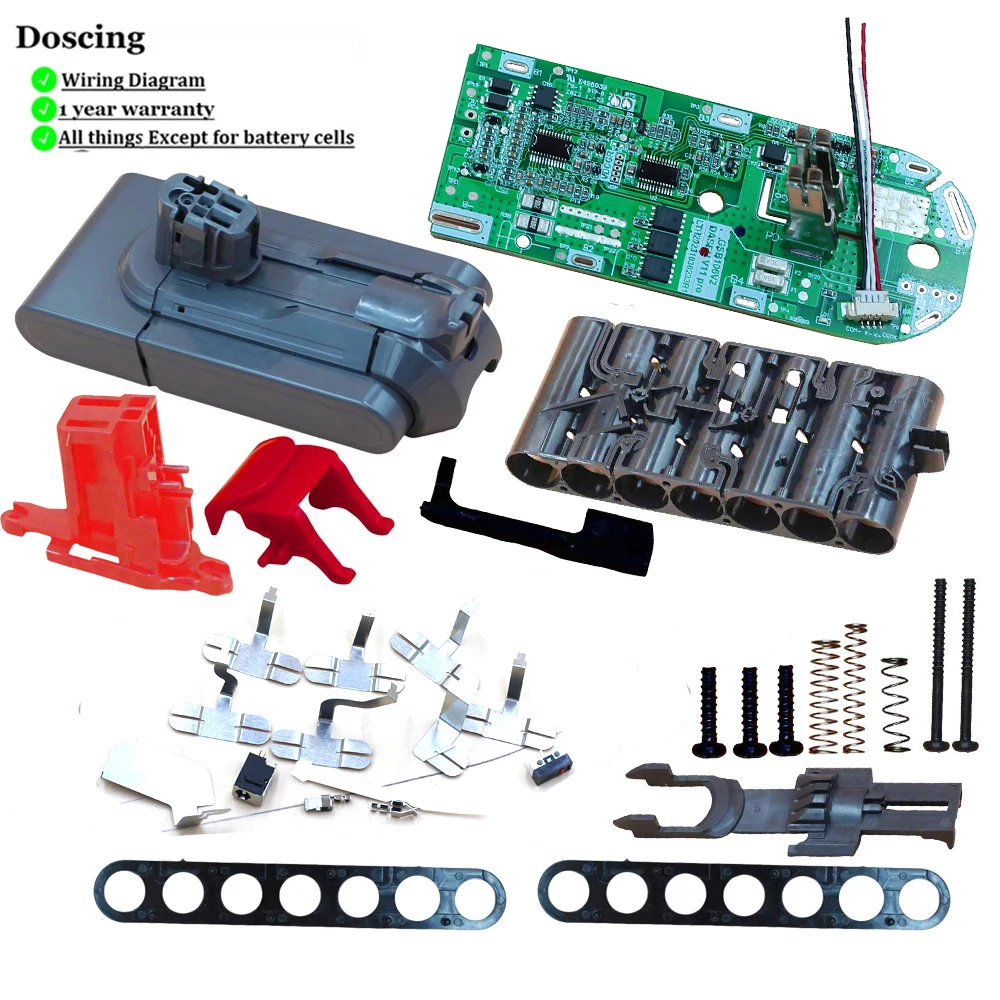 Set Pcb Custodia Batteria Per Dyson V11 Completo Extra, Dyson V11 Assoluto Extra V11 Torque Drive Dyson V11 Assoluto
