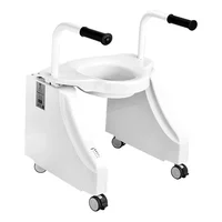 Home nursing adjustable height patient lift toilet lift wheel chair 1