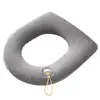 Toilet Seat Cover Mat Bathroom Toilet Pad Cushion with Handle Thicker Soft Washable Closestool Warmer Accessories 6