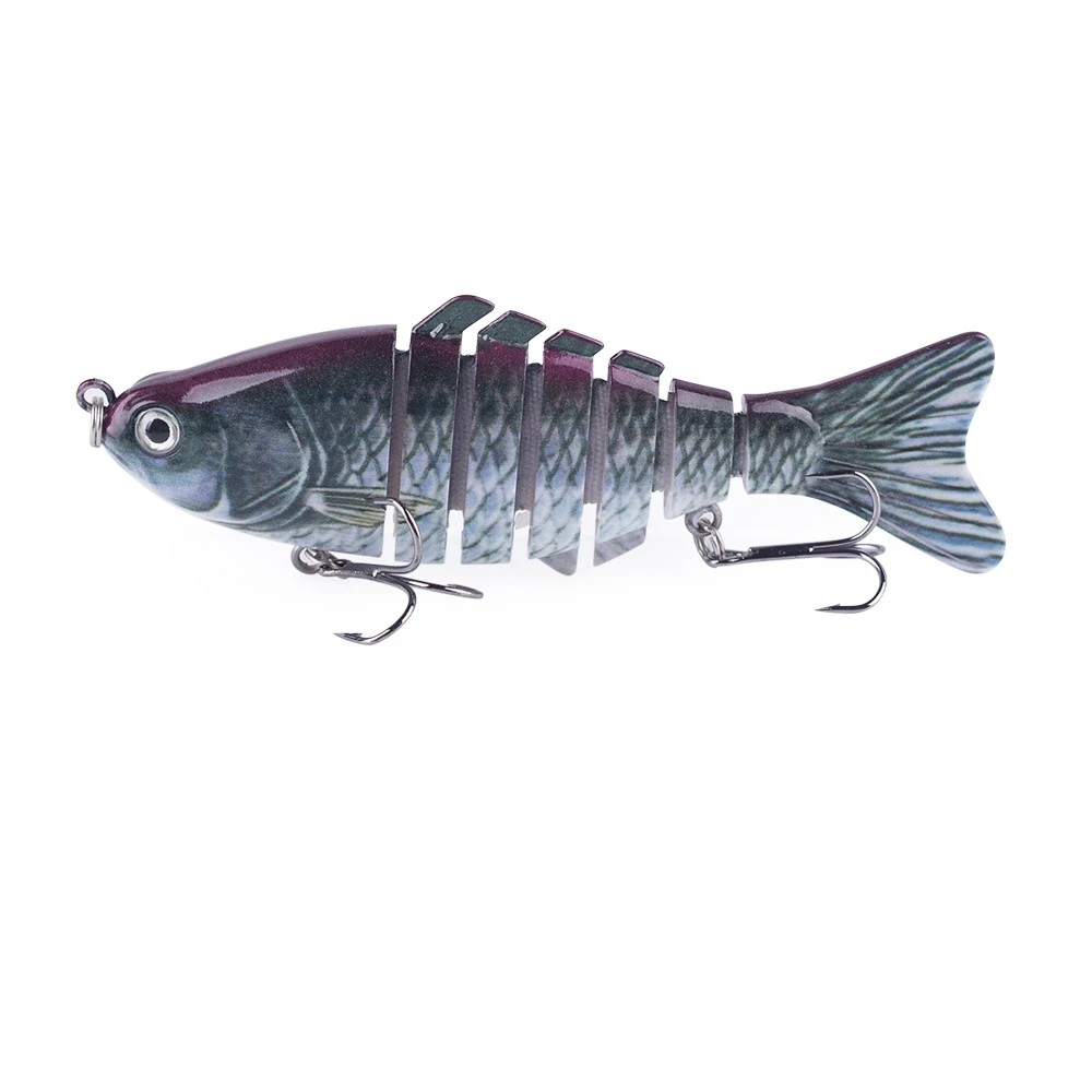 1 Stück Mehrteiliger Harter Köder 10cm 15g Haken Realistischer Harter Plastikköder Wobbler Praktische Süßwasserköder Angelzubehör – Detail 10