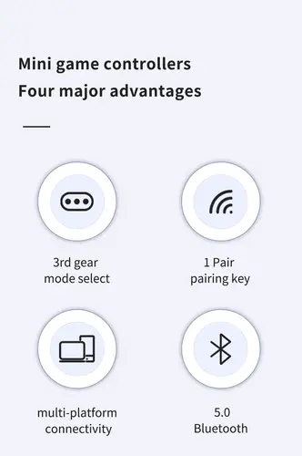 Mini Gamepad Gaming Control Bluetooth For iPhone Android PS4 PS3 Switch Xbox Mobile IOS PC TV Controller Wireless Game Pad Phone - Image 2