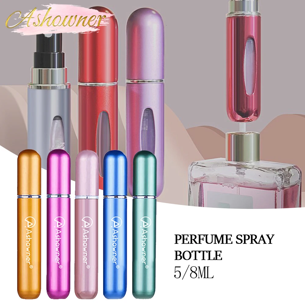 8ml 5ml tragbare mini nachfüllbare Parfüm flasche mit Spray Duft pumpe  leere kosmetische Behälter Zerstäuber flasche für Reise werkzeug -  AliExpress