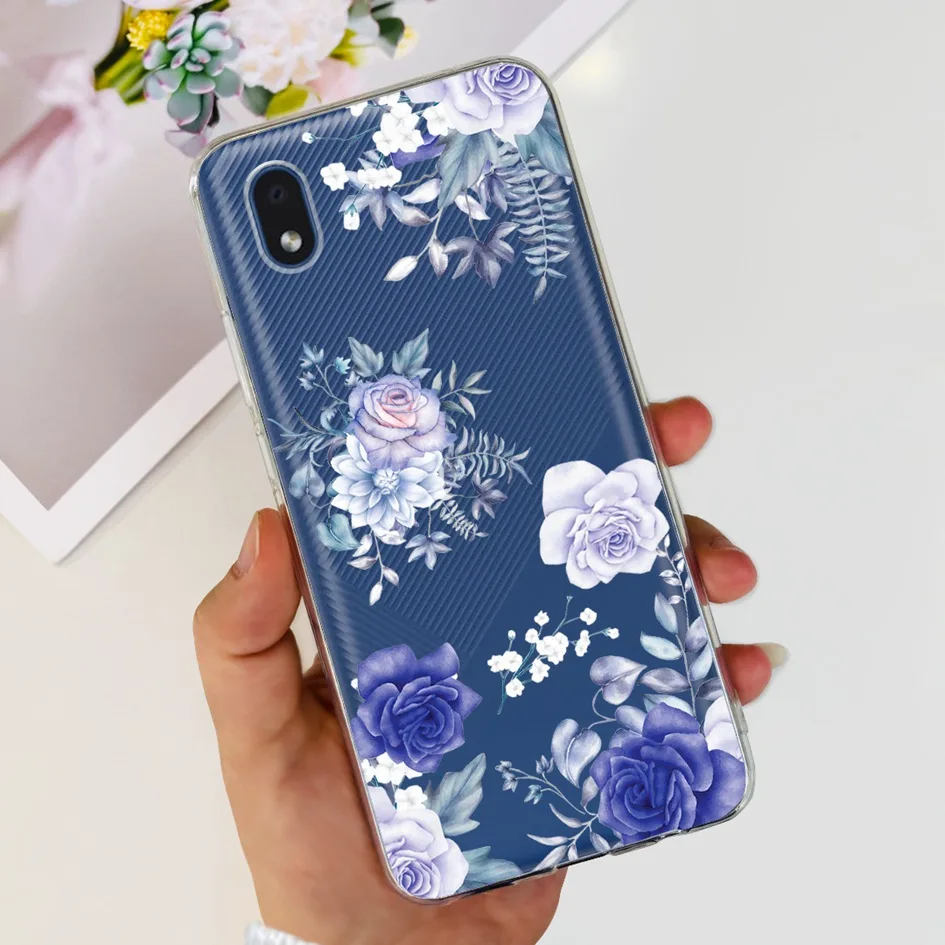 Popular Flower Soft Silicone Clear Back Cover Case