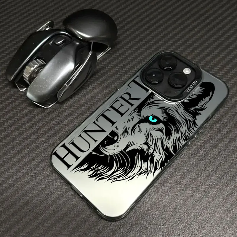 Majestic Wildlife Series Phone Case - Wolf, Eagle, and Tiger Design