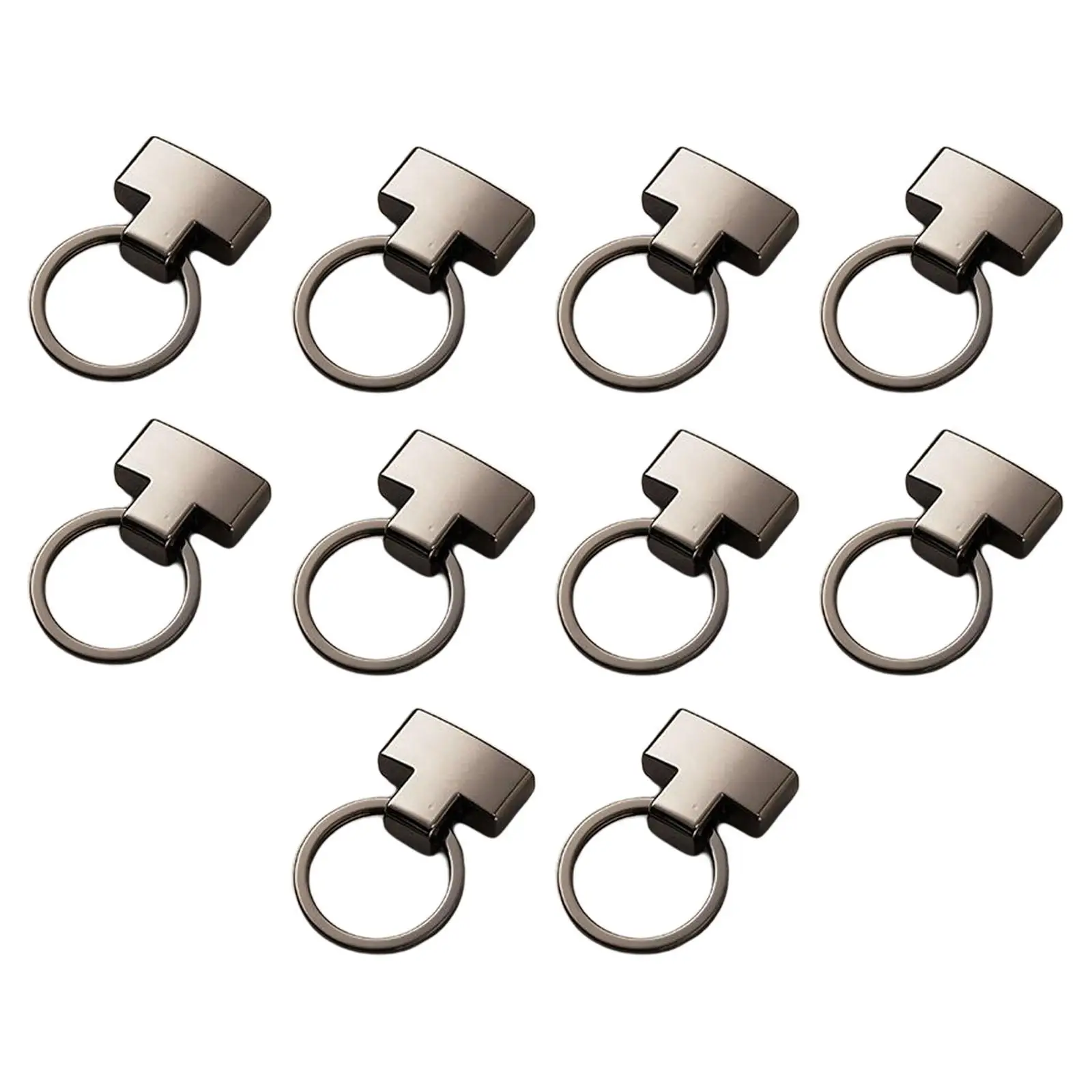 Roctee 50 Moschettoni Portachiavi In Metallo 4,9 Cm | Clip A D Con Anello Aperto E Vite | Per Gioielli Fai Da Te E Chiavi