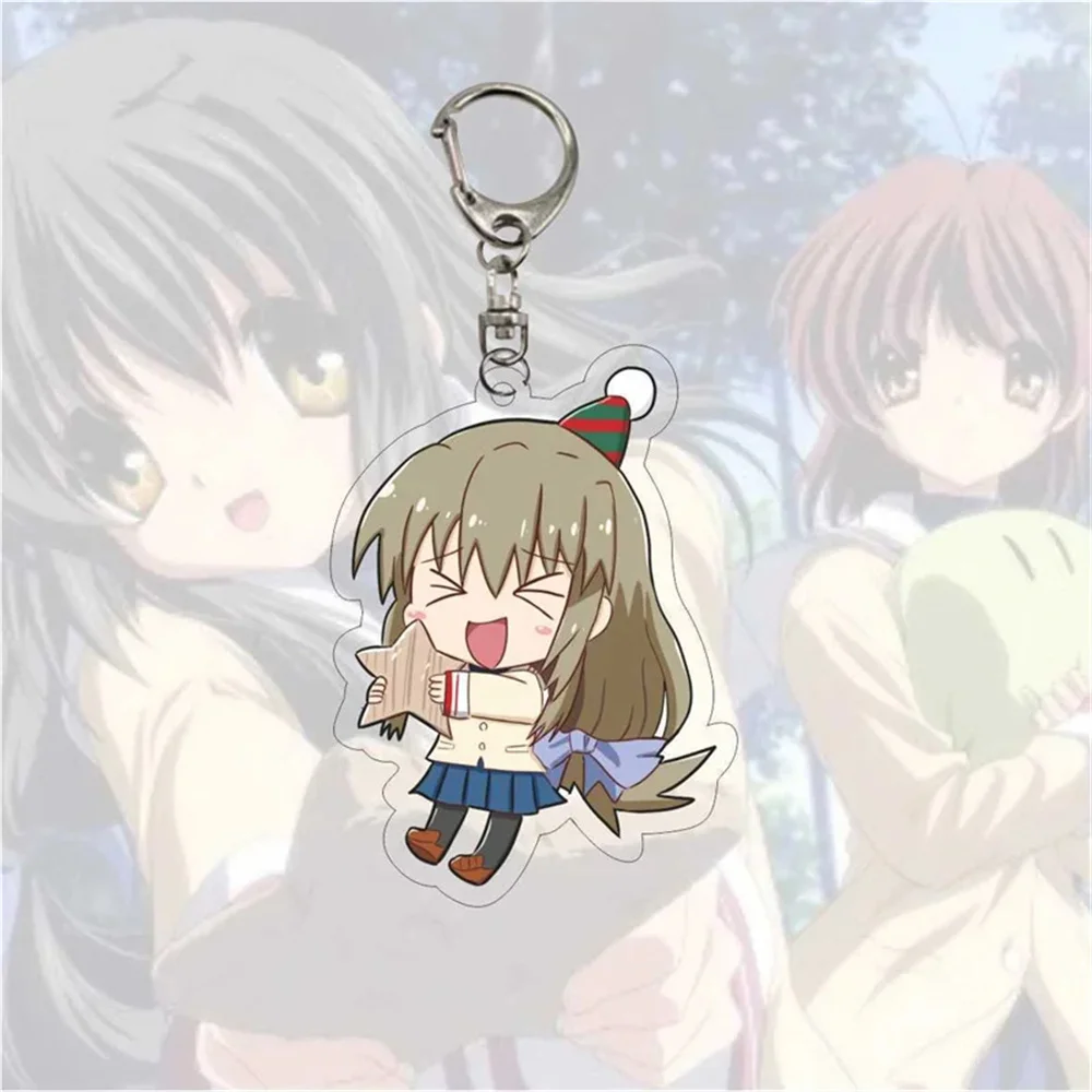 Charm Anime Fan Gift HD Character CLANNAD Acrylic Keychain Model